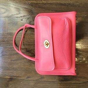 Vintage Coach Pink Mini Safari Tote NYC Bonnie Cashin
